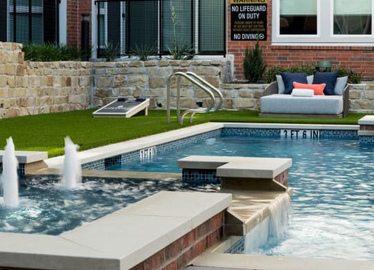 Swimming Pool And Fountain at Berkshire Pullman, Frisco, 75034